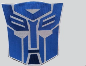 10 INCH TRANSFORMERS BLUE AUTOBOT PATCH - LGTF013 - Picture 1 of 1