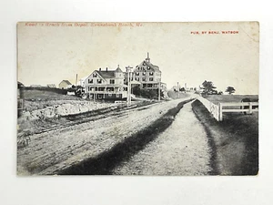 1910s Kennebunk ME - Eagle Rock Hotel - Road to Beach from Depot, Dirt Road A-3 - Picture 1 of 3