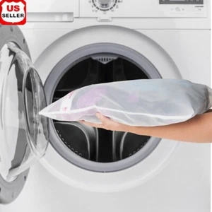 Mesh Laundry Bags Set of 4 Zippered Clothes Organizer Travel Washing Sorting New - Picture 1 of 5