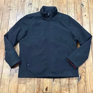 Tumi Jacket Mens Large Black Full Zip Soft Shell Tech Tactical Thermore L8SHNTS - Picture 1 of 16