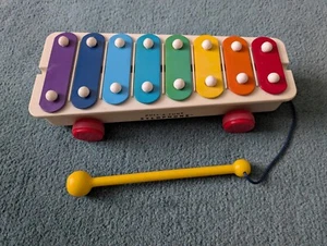 Vintage Fisher Price Xylophon Pull A Tune Sammlerstück Spielzeug 2009 - Bild 1 von 4