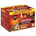Zip Firestarters Premium All Purpose Wrapped Fire Starters 12 Pack, for Wood or