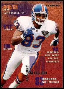 Anthony Miller #113 1995 Fleer - Foto 1 di 2