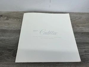 Vintage 1977 Cadillac Dealership Sales Brochure Fleetwood Coupe Deville - Picture 1 of 3