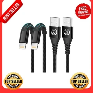 Lightnning Cable 3M , Extra Long iPhone Charger Cable Apple MFi , Braided -2Pack - Picture 1 of 9