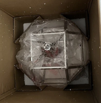 Luz colgante Visual Comfort SK 5009PN Morris 18" iluminación de níquel - SIN VIDRIO LEER Foto 1 de 4