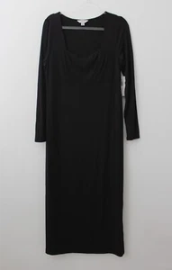 Destination Maternity Damen Empire Korsett Midikleid Schwarz Größe XL Neu mit Etikett - Bild 1 von 6