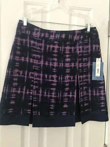 Simply Vera/Vera Wang - Misses City Lights skirt, Black/Purple, sz 14, NWT - Picture 1 of 8