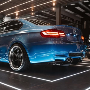 BMW M3 E92 Rear Full Bumper Diffuser Fancywide Tuning, M3E93. - Picture 1 of 11