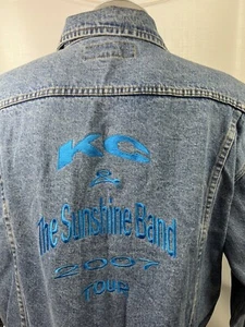 K.C. and The Sunshine Band TOUR 2007 Denim Jacket Embroidered XL - Picture 1 of 6