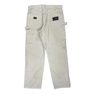 Pantalón Carpintero Sherwin Williams Dickies - 34W 31L Algodón Blanco - Imagen 1 de 11
