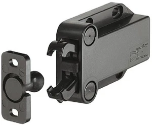 Tirón de captura de presión no magnético HAFELE 245.50.301 (aprox.): 4 kg - negro - Imagen 1 de 3