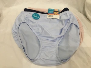 Vanity Fair Radiant Collection Hi-Cut 3 Pack S/5 Comfort Stretch Nylon NEW - Picture 1 of 3