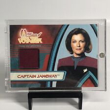 2001 Women of Star Trek Voyager Costume Material Insert Captain Janeway F2 - NM
