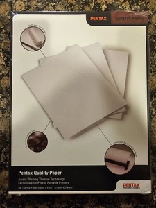 NEW Pentax Quality Printer Paper Thermal~8.5" x 11"~100 Sheets (201960) Sealed - Picture 1 of 2