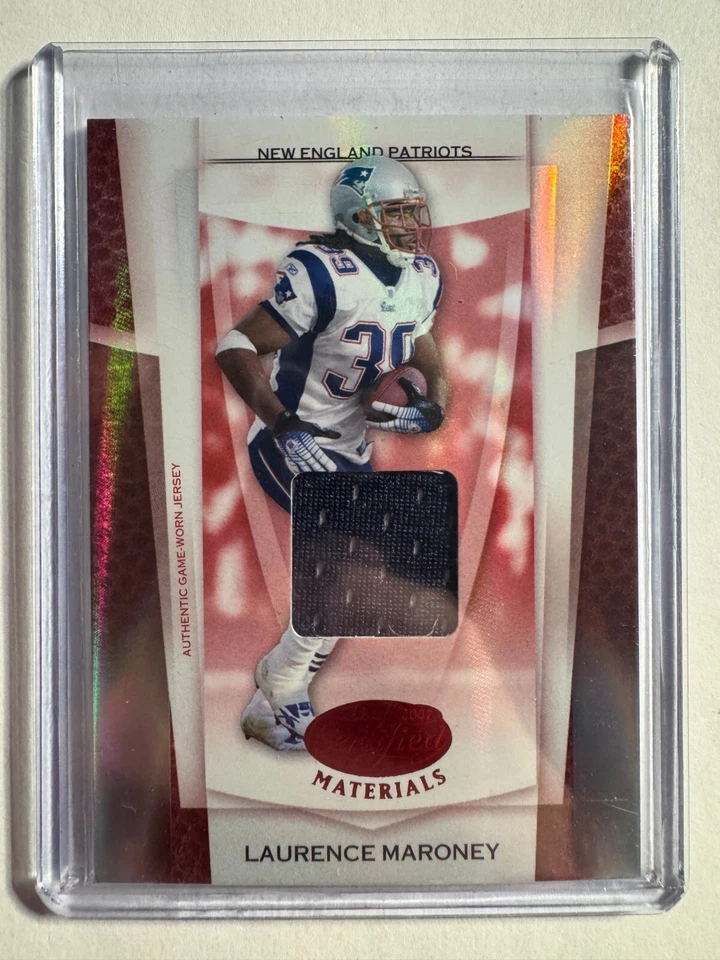 K285,080 - 2007 Leaf Certified Mirror Red Relic #85 Laurence Maroney #/125 - Image 1 of 1