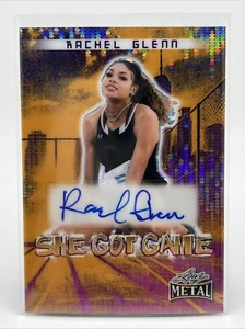 Leaf Women of Sport She Got Game Orange Pulsar Auto 1/1 Rachel Glenn 2024 - Imagen 1 de 2