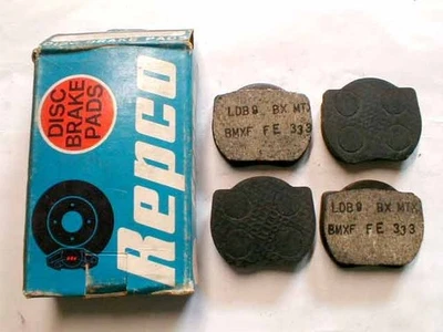 1 - Pastillas de freno de disco delanteras NOS Repco Deluxe D79 para Austin + Morris Mini Cooper Foto 1 de 2