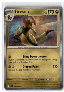 2024 Scarlet & Violet Series - Shrouded Fable Haxorus #46 Rare Holo - Bild 1 von 2