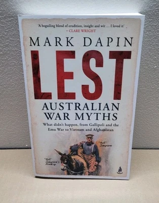 Lest: Australian War Myths by Mark Dapin Paperback Book 2024 Free Shipping!  - image 1 of 4
