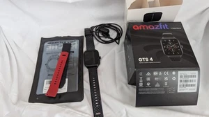 Amazfit GTS 4 Mini 41,8 mm Boîtier Noir avec Bracelet Silicone Noir (W2176OV1N) - Photo 1 sur 4
