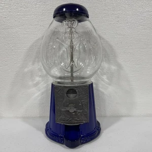 Máquina Pillsbury Doughboy Blue Gumball 12,5" vidrio metal vintage 2000  - Imagen 1 de 10