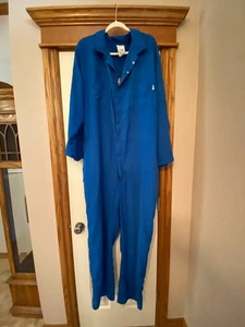 Guard line Men’s Sz 2X Nomex FR Blue Coverall Jumpsuit Flame Resistant - Picture 1 of 8