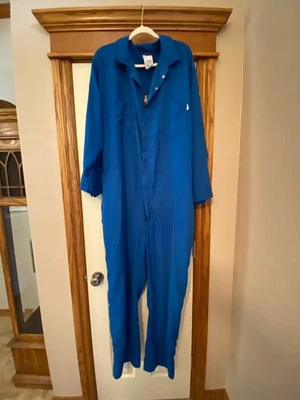 Guard line Men’s Sz 2X Nomex FR Blue Coverall Jumpsuit Flame Resistant - Image 1 of 4
