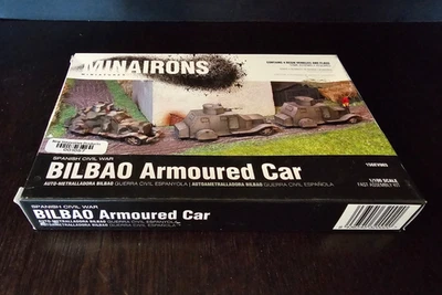 Kit Modelo Militar BILBAO Coche Blindado 1:100 MINAIRONS NUEVO SIN USAR, EN CAJA Foto 1 de 2