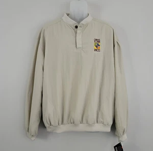 UltraClub Size Medium Vintage Charles Town Races Nylon Pullover Windbreaker NWT - Picture 1 of 7