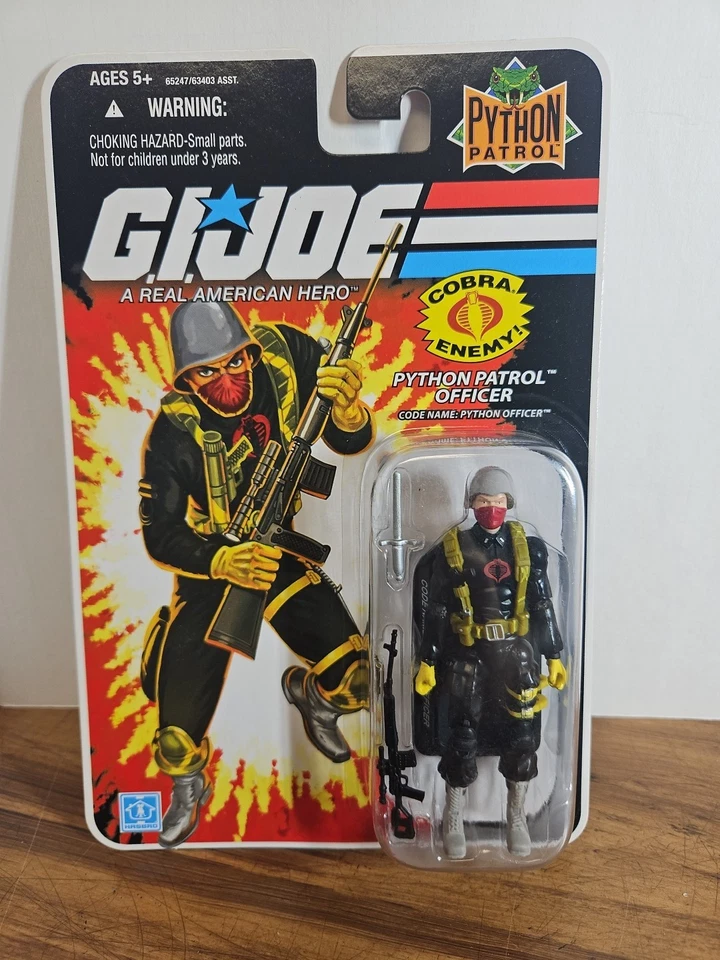 GI JOE 25º Oficial de Patrulha Cobra Python 2007 - Imagem 1 de 4