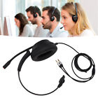 3.5mm Communication Headset ENC Noise Cancellation Corded Monaural Headset W FD5