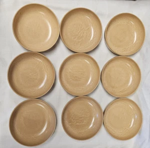 Vintage Ellingers Agatized Wood Bowl Set of 9 #60 - Picture 1 of 10