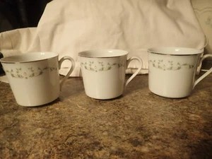 Sheffield Elegance Fine China 502H - 3 cups coffee tea - Picture 1 of 6