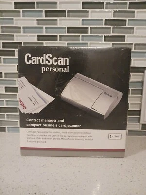 CardScan Personal V8 Pass-Through Scanner NEW SEALED  - Image 1 of 4