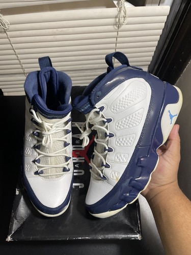 Air Jordan 9 Retro UNC taglia 9 5 buone condizioni
