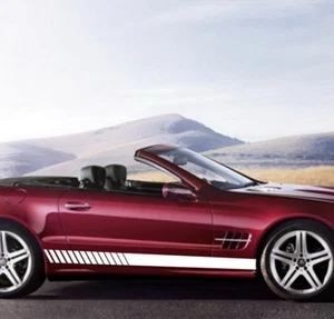 Car Decals Stripe Sport 74'' for SL Class Vinyl Lower door panel Sticker ZC1210 - Imagen 1 de 5
