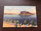 Linen Pc Elephant Butte New Mexico View Of Boat Landing And Bathing Beach 1940S