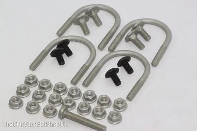 RAVEN Kit de fijación SKY Zone 2 tuercas y pernos y pernos en U para plato satélite de 60 cm PAC090