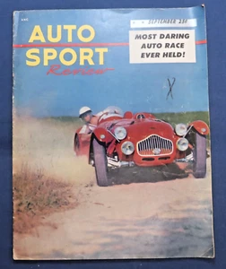 Vintage September 1952 AUTO SPORT REVIEW MAGAZINE - Picture 1 of 6