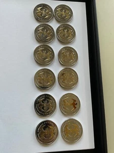 12 Pc Double Eagle Commemorative Bicentennial Celebration Coins 1987 - Picture 1 of 11