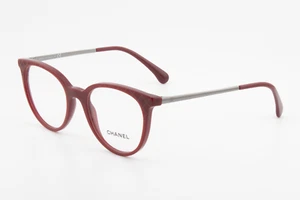 Chanel 3378 C1612 Mujer Monturas Redondas Gafas Rojo 50mm - Imagen 1 de 8
