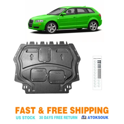 For 2006-2013 Audi A3 Under Engine Lower Cover Splash Shield Mud Guard Board Foto 1 de 4