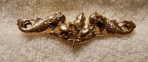 US NAVY,SUBMARINE SUPPLY OFFICER QUALIFICATION PIN, BADGE, full size - Picture 1 of 1