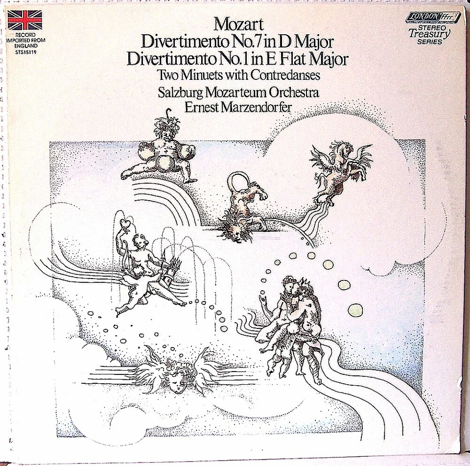 Mozart: Divertimento No. 7, Divertimento No. 1; Two Minuets with Contredanses - Image 1 of 1