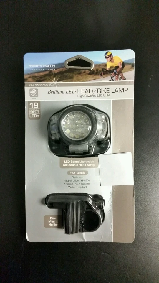 BRILLANTE LÁMPARA LED DE CABEZA/BICICLETA Foto 1 de 2