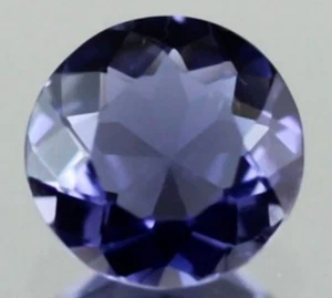 IOLITE 3 MM ROUND CUT 6 PIECE SET ALL NATURAL - Picture 1 of 1