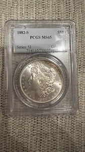 1882-S MORGAN SILVER DOLLAR MS65 PCGS Toned - Picture 1 of 4