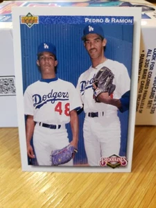 Pedro & Ramon Martinez 1992 Upper Deck - Bloodlines #79 Los Angeles Dodgers - Picture 1 of 2