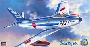HASEGAWA 1/48 F-86F-40 ASBRE Blue Impulse JASDF Aerobatic Team Plastic Model Kit - Picture 1 of 4
